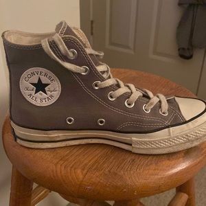 Converse vintage sage green canvas Chuck Taylor unisex- mens 5, womens 7